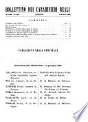 Bollettino dei carabinieri reali