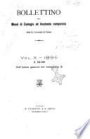 Bollettino dei Musei di zoologia ed anatomia comparata della R. Universita di Torino