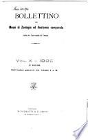 Bollettino dei musei di zoologia ed anatomia comparata della R. Università di Torino