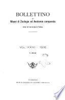 Bollettino dei Musei di zoologia ed anatomia comparata della R. Universita di Torino