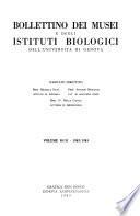 Bollettino dei musei e degli istituti biologici dell'Università di Genova