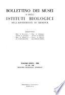 Bollettino dei musei e degli istituti biologici