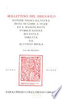Bollettino del bibliofilo