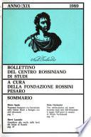 Bollettino del Centro rossiniano di studi