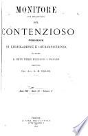 Bollettino del contenzioso cattolico italiano