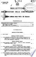 Bollettino del Ministero delle comunicazioni