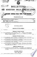 Bollettino del Ministero delle comunicazioni