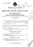Bollettino del Ministero delle comunicazioni