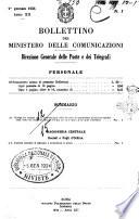 Bollettino del Ministero delle comunicazioni