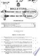 Bollettino del Ministero delle comunicazioni