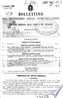 Bollettino del Ministero delle comunicazioni