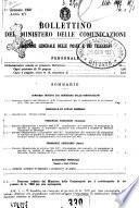Bollettino del Ministero delle comunicazioni