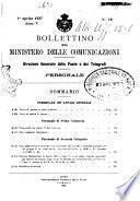 Bollettino del Ministero delle comunicazioni