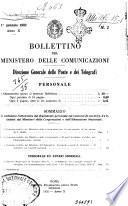 Bollettino del Ministero delle comunicazioni