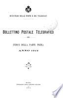 Bollettino del Ministero delle Poste e dei Telegrafi