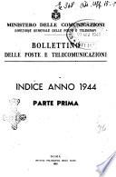 Bollettino del Ministero delle poste e delle telecomunicazioni. Parte terza ricevitorie