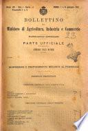 Bollettino del Ministero di agricoltura, industria e commercio. Serie C, Relazioni e studi scientifici e tecnici