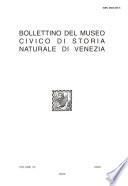 Bollettino del Museo civico di storia naturale di Venezia