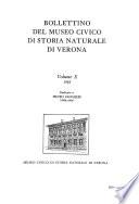 Bollettino del Museo civico di storia naturale di Verona