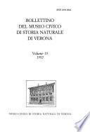 Bollettino del Museo civico di storia naturale di Verona
