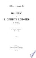 Bollettino del R. cComitato geologico d'Italia