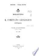 Bollettino del R. Comitato geologico d'Italia