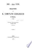 Bollettino del R. Comitato geologico d'Italia
