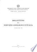 Bollettino del Servizio geologico d'Italia