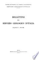 Bollettino del Servizio geologico d'Italia