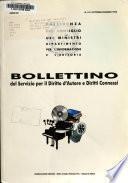 Bollettino del Servizio per il diritto d'autore e diritti connessi