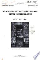Bollettino dell'Associazione internazionale di studi mediterranei