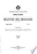 Bollettino dell'Emigrazione