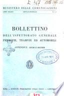 Bollettino dell'Ispettorato generale ferrovie, tramvie ed automobili