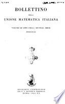 Bollettino dell'Unione matematica italiana