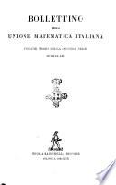 Bollettino dell'Unione matematica italiana