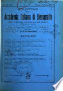 Bollettino della Accademia italiana di stenografia