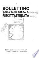 Bollettino della Badia Greca di Grottaferrata