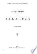 Bollettino della Biblioteca