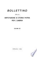Bollettino della Deputazione di storia patria per l'Umbria