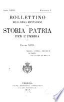 Bollettino della Deputazione di storia patria per l'Umbria