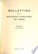 Bollettino della Deputazione di storia patria per l'Umbria