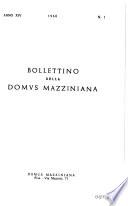 Bollettino della Domus mazziniana
