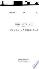 Bollettino della Domus mazziniana