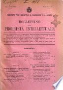 Bollettino della proprieta intellettuale