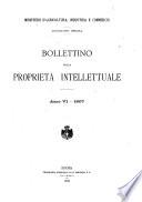 Bollettino della proprieta intellettuale