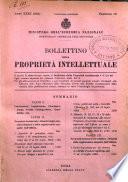 Bollettino della proprieta intellettuale