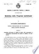 Bollettino della proprieta intellettuale