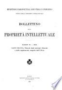 Bollettino della proprieta intellettuale