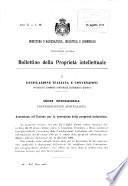 Bollettino della proprietà intellettuale