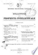 Bollettino della proprieta intellettuale